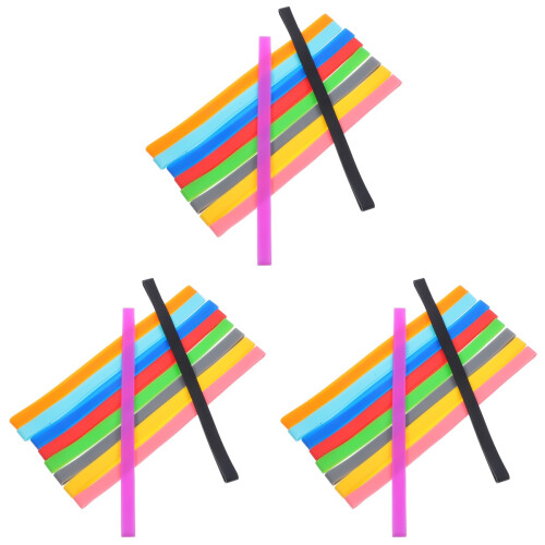 30Pièces Bandes Élastiques Multi Couleurs Pour Fixation Et 2