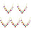 5Pièces Colliers Pour En , Multicolores, Style 4