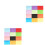 200Pièces Mini Enveloppes Colorées Usage Stockage Cartes 2