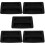 5Pièces Couvercles Grille-Pain Silicone Noir Usage Sécurisé 9