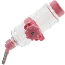 4Ensembles Fontaine Suspendue Rose Pour Hamster Pet Design Portable