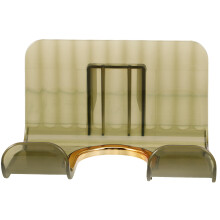 3Pcs Green Hair Dryer Rack Wall Mounted Punch Free Plastic Organizer