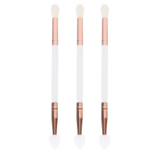 6Pièces Pinceaux Yeux Double Tête Matériel Résistant Coloré