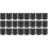 24Pièces Garde-Coin ABS Noir Pour Enceintes 3