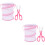 2Ensembles Maison À Rose, Cage Polygonale Et 8