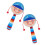 6Pièces Hochet Bois Bébé Portable Jouet Musical 1