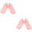 2Pièces Pour Affichage Rose Plastique Décor 8