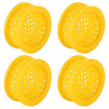 24Pièces Supports D'incubation Jaunes Cages Durable