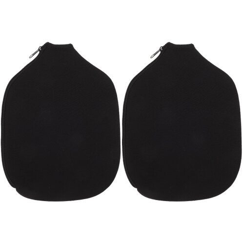 2Pièces De Protection Raquette Noir Fermeture Zippée Robuste 1
