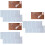 6Pièces Adhésif Double Face Étanche Pour Décoration Collage 8