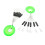 2Pièces Bobber Stops Silicone Compact Multi Couleur Idéal Pour 1