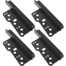 16St Auto Radio Dash Bezel Kit PP Materiaal Zwarte Dubbele Din