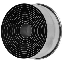 36Pcs Round Stainless Steel Muffin Baking Rings Silver Kitchen Supply