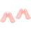 2Pièces Pour Affichage Rose Plastique Décor 6