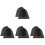 8Pcs Polyester Black Pump Filter Mesh Bags Drawstring for Aquariums 3