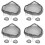12Pcs Durable Black Rain Bucket Mesh Cover with Practical Drawstring 6