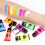 8pcs Fluorescent Face Paint Cosmetic Material Top Coat Painted 8