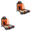 2Pcs Mini Table Basketball Game Plastic Toy for Kids Fun 3