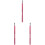 3Pièces Brosse Nylon Rose Rétractable Pour 2