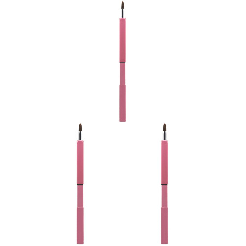 3Pièces Brosse Nylon Rose Rétractable Pour 1