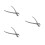 3Pcs Silver Heavy Duty Bonsai Pruning Shears Ergonomic Garden Tool Set 8