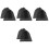 8Pcs Polyester Black Pump Filter Mesh Bags Drawstring for Aquariums 4