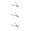 3Pcs Silver Heavy Duty Bonsai Pruning Shears Ergonomic Garden Tool Set 4