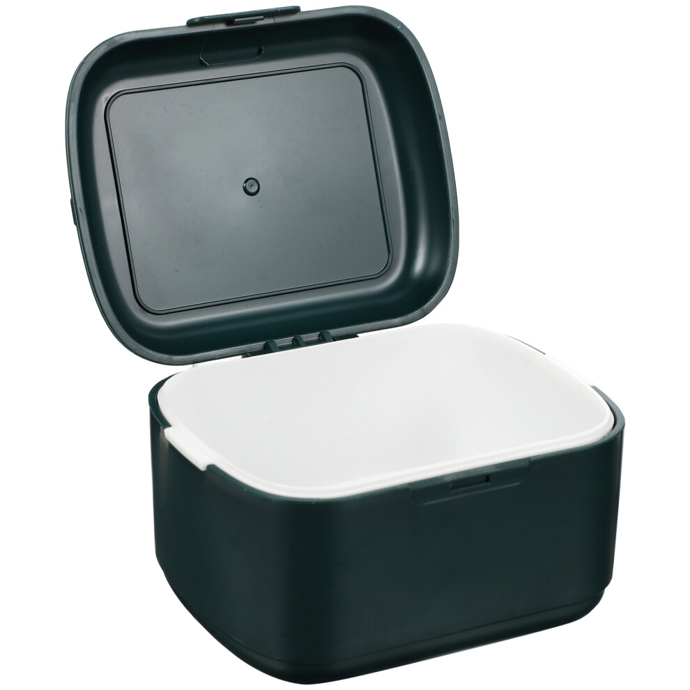 Artibetter Green 3Pcs Wear-Resistant Denture Holder Orthodontic Retainer Case
