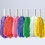 24Pcs Cheer Pom Poms Assorted Colors Party 5