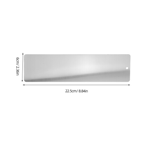 2Pcs Stainless Steel Ski Board Wax Silver Ski Snowboard Tool 2