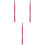 3Pièces Brosse Nylon Rose Rétractable Pour 3