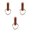 3Pcs Durable Wooden Umbrella Handle Replacement Beige Grip Accessories 6