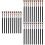 30Pcs Compact Black Eyebrow Brushes Wooden Handle Makeup Tools 6
