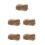 5Pcs Pom Beaded Pull Chain for Blinds Coffee Color Replacement 2