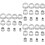 36Pcs Round Stainless Steel Muffin Baking Rings Silver Kitchen Supply 7