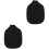 2Pièces De Protection Raquette Noir Fermeture Zippée Robuste 3