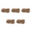 5Pcs Pom Beaded Pull Chain for Blinds Coffee Color Replacement 5