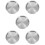 5Pcs Metal Pot Lids Silver Small Pan Covers for Cooking 7