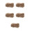 5Pcs Pom Beaded Pull Chain for Blinds Coffee Color Replacement 6
