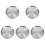 5Pcs Metal Pot Lids Silver Small Pan Covers for Cooking 3