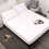 2Pcs Waterproof Mattress Cover Nursing Pad White Fitted Sheet 11