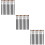 30Pcs Compact Black Eyebrow Brushes Wooden Handle Makeup Tools 9