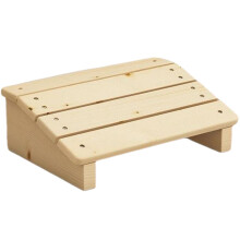 Under Desk Foot Rest Wooden Footrest Ergonomic Slanted Design for Office Home Posture Support 11.8x7.9x4.3