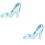 2Pièces Talons Cristal Bleu Accessoire Bureau Jeu Enfant Imagination 6