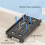 Adjustable Mobile CPU Tower Stand with Wheels, Ventilated Under Desk Computer Holder White 5