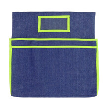 A4 Clipboard and Chairback Storage Pocket with Name Card Slot, Heavy‑Duty Washable Fabric for School