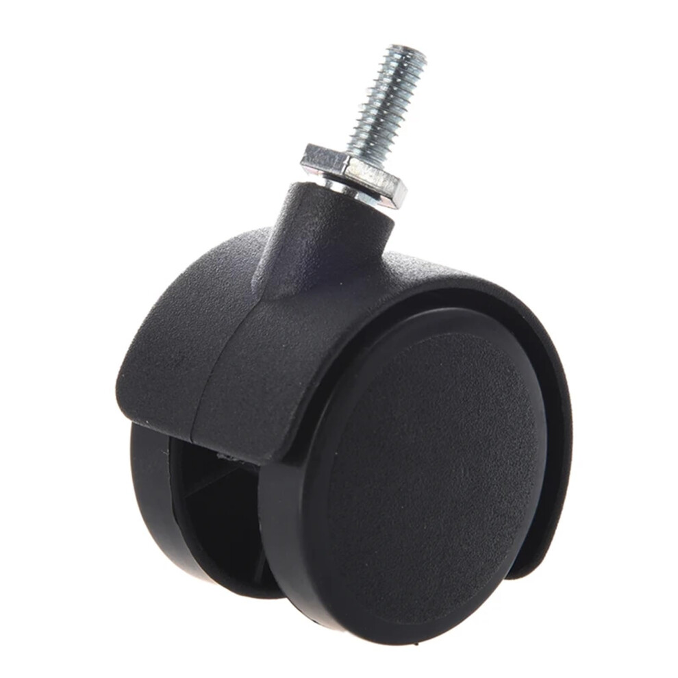 Caster Wheels 6Mm Threaded Stem 40Mm Dual Wheel Swivel For Furniture And Workbench 9099447378330