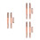 6Pcs Retractable Silicone Double Ended Lip Brush for Daily Makeup Use 4