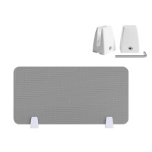 Desk Divider Privacy Panel 30x100cm Noise Reduction Screen with Clips for Office or Classroom