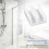Sliding Shower Door Guide with Noise Reduction and AntiSwing Design, Smooth Durable Bottom Track Replacement 3